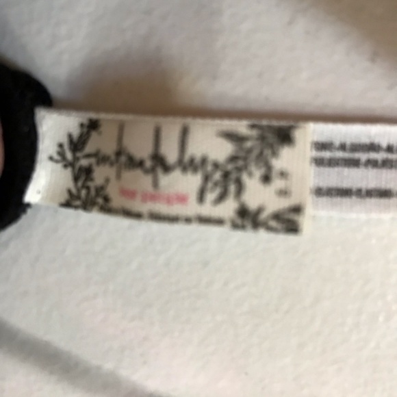 Intimately Free Size Medium Black draped bodysuit tee lightweight runs large - Picture 6 of 9